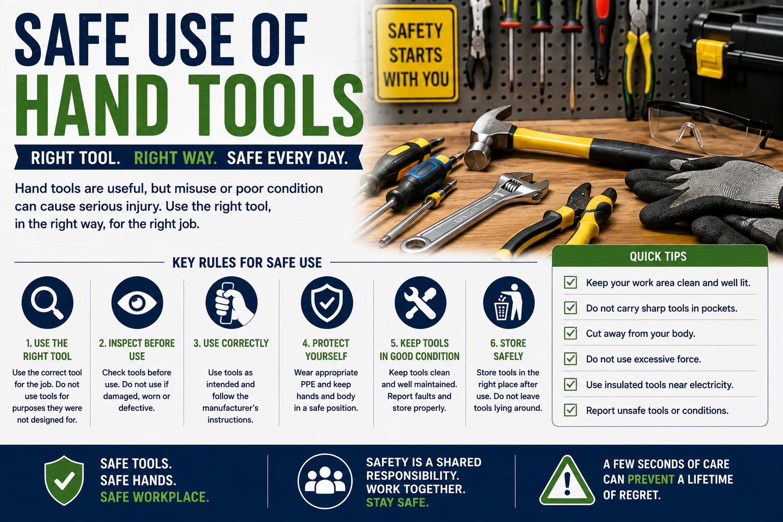 Safe Use of Hand Tools
